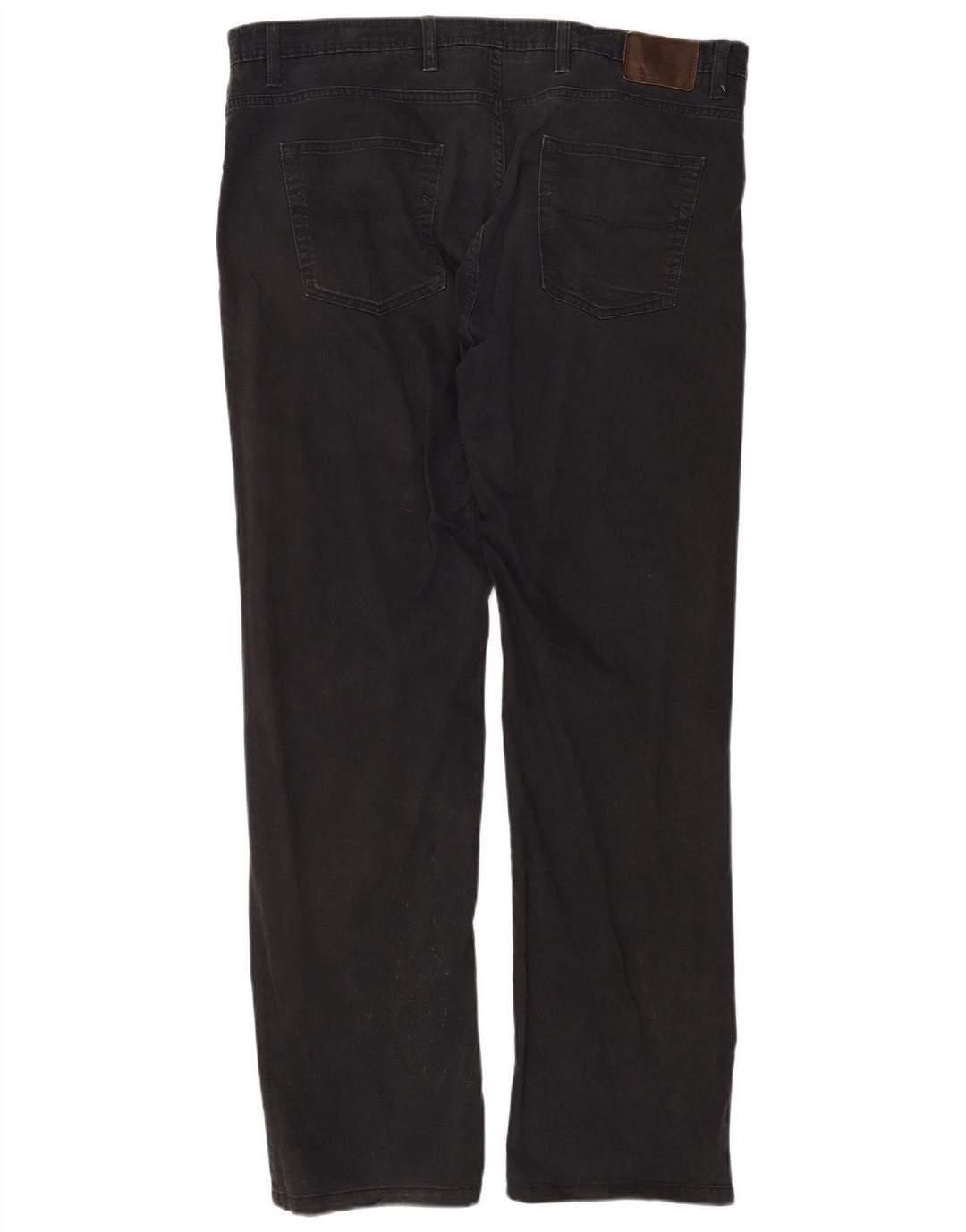 Pantaloni casual dritti Marks & Spencer da uomo blu Harbour W40 L33 Navy
