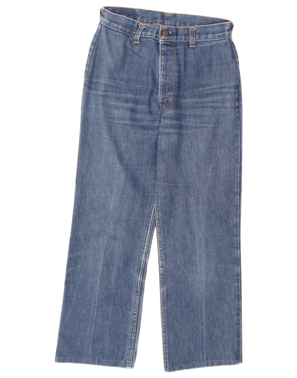 Jeans dritti a vita alta da donna Levi's UK 12 medio W26 L24 blu