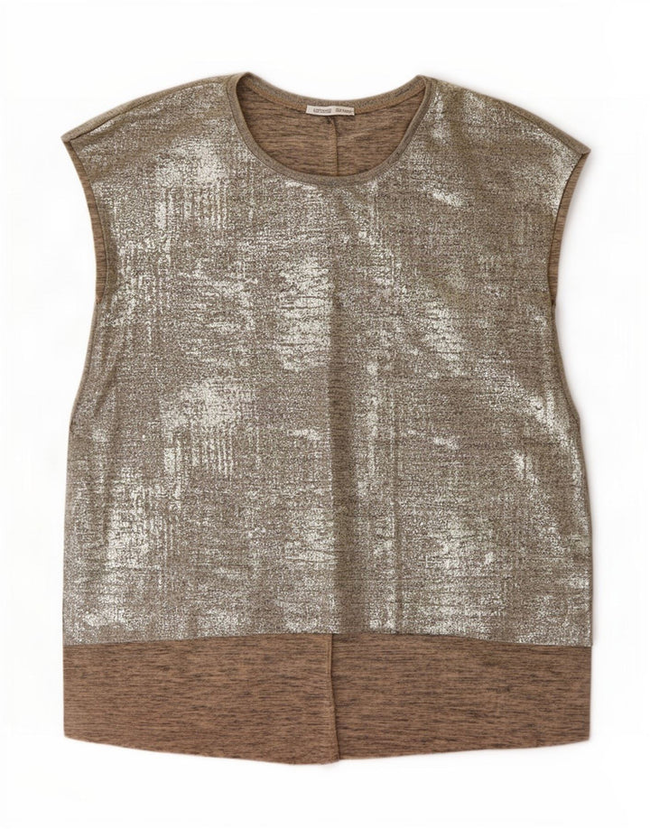 Canotta da donna Zara UK 14 Poliestere grigio medio