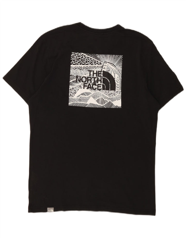 T-shirt grafica da uomo The North Face Top in cotone nero medio