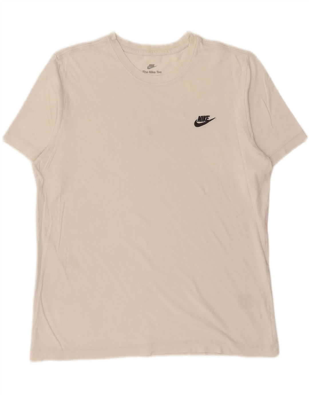 T-shirt da uomo NIKE Top grande in cotone bianco