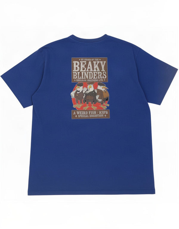 Maglietta grafica da uomo Weird Fish Top XL Blu