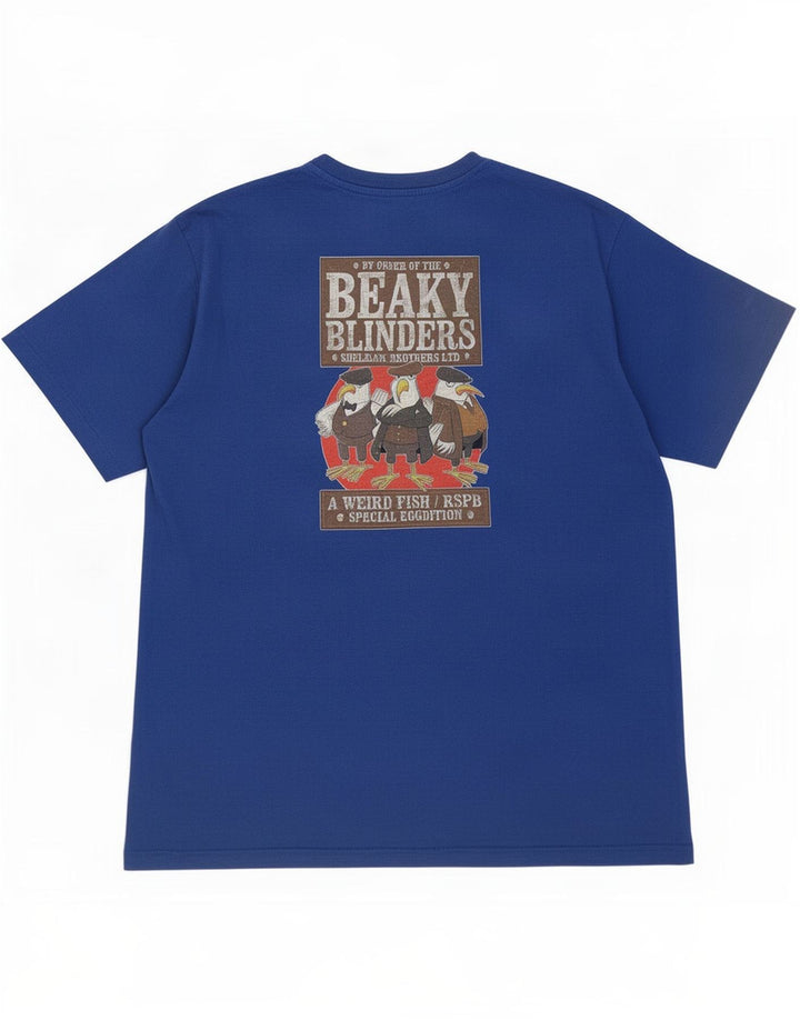 Maglietta grafica da uomo Weird Fish Top XL Blu