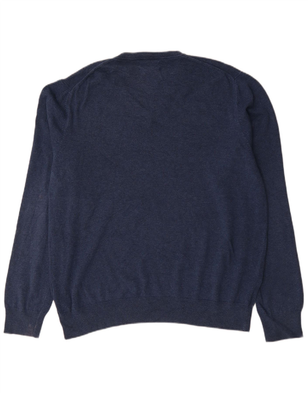 Maglione da uomo con scollo a V Marks & Spencer XL in cotone blu