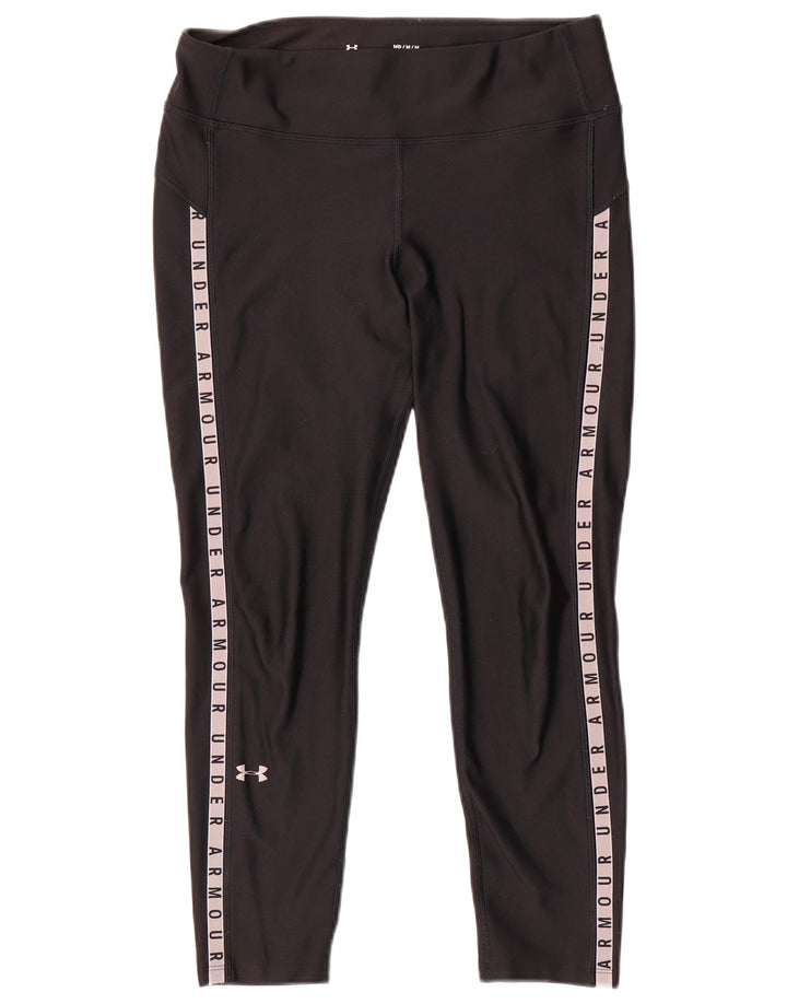 Leggings grafici da donna Under Armour Heat Gear UK 14 medio nero