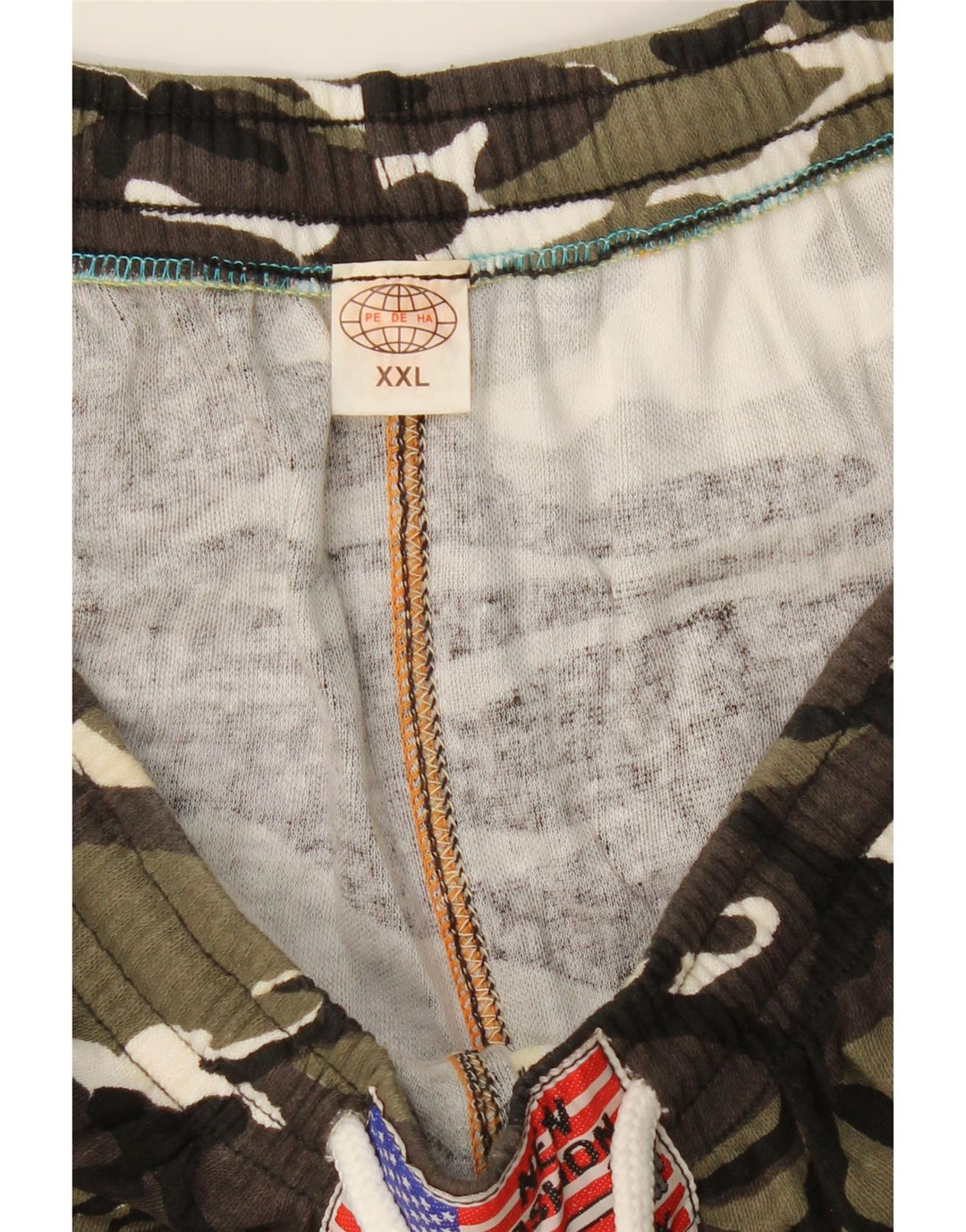 Pantaloni da tuta da uomo VINTAGE 2XL verde mimetico