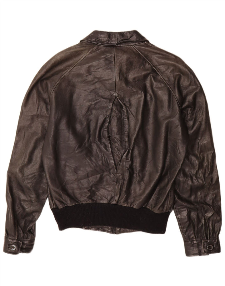 Giacca in pelle da uomo Marpel IT 52 XL Nera