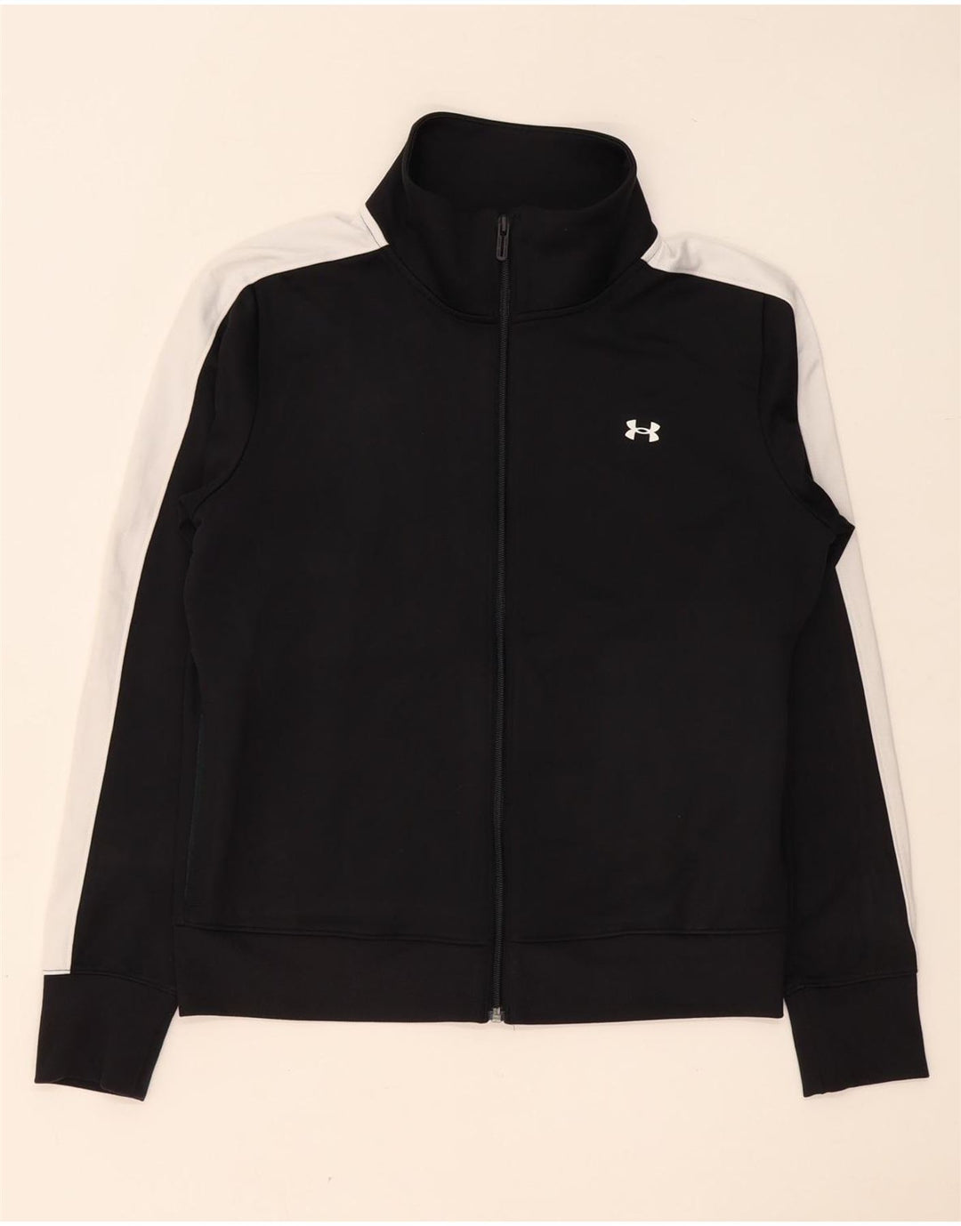 Giacca da ginnastica da uomo Under Armour piccola in poliestere color block nero