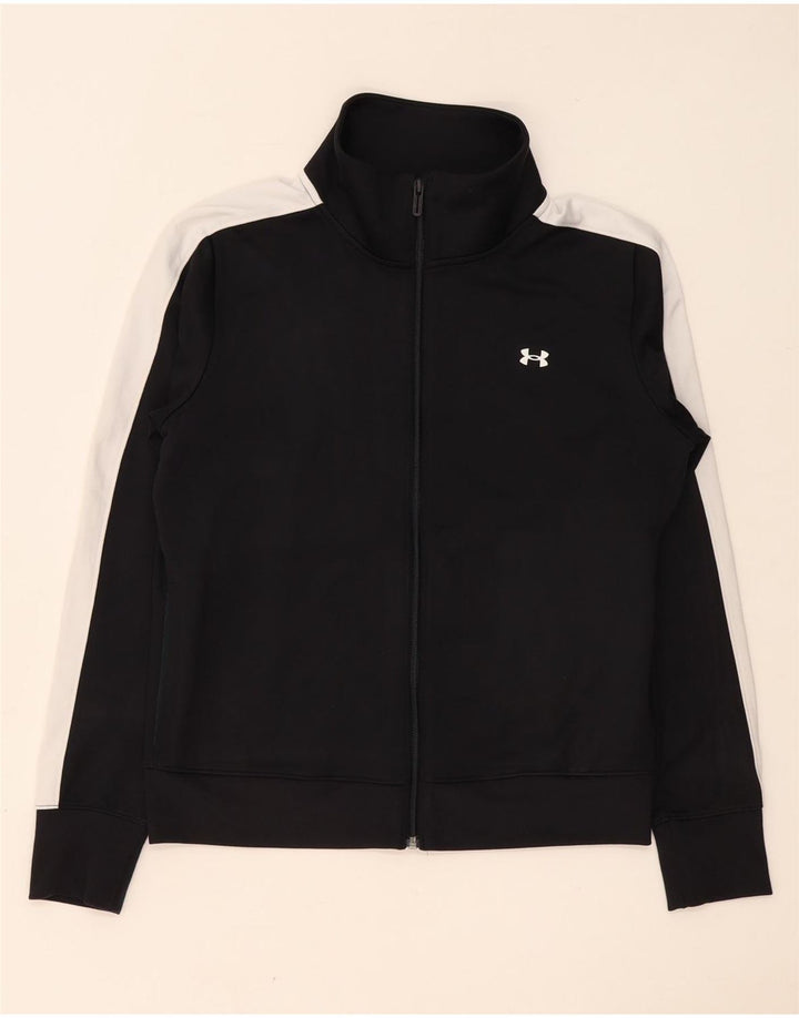 Giacca da ginnastica da uomo Under Armour piccola in poliestere color block nero