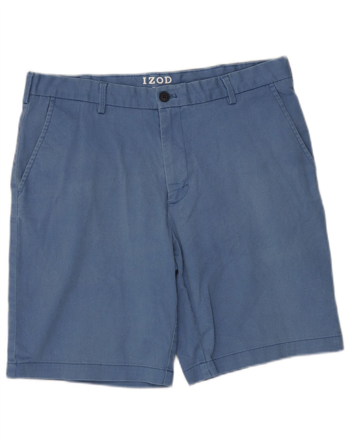 Pantaloncini chino da uomo IZOD W32 cotone blu medio