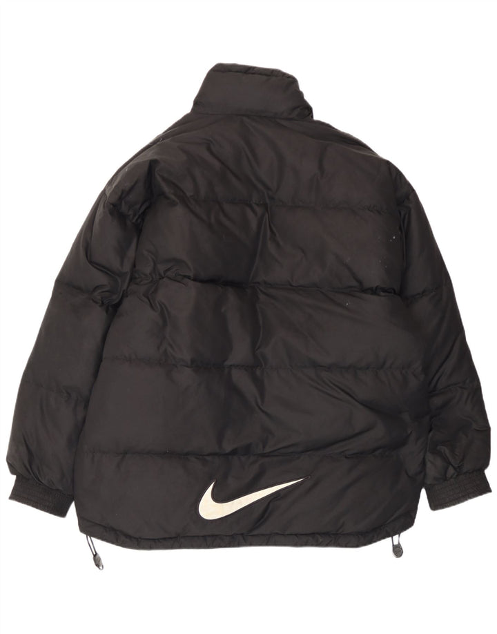 Giacca imbottita Nike da uomo con vestibilità ampia e grafica UK 36/38 piccola in poliestere nero