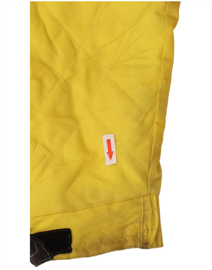Giacca da sci con cappuccio da uomo Sergio Tacchini UK 36 Small Yellow Colourblock