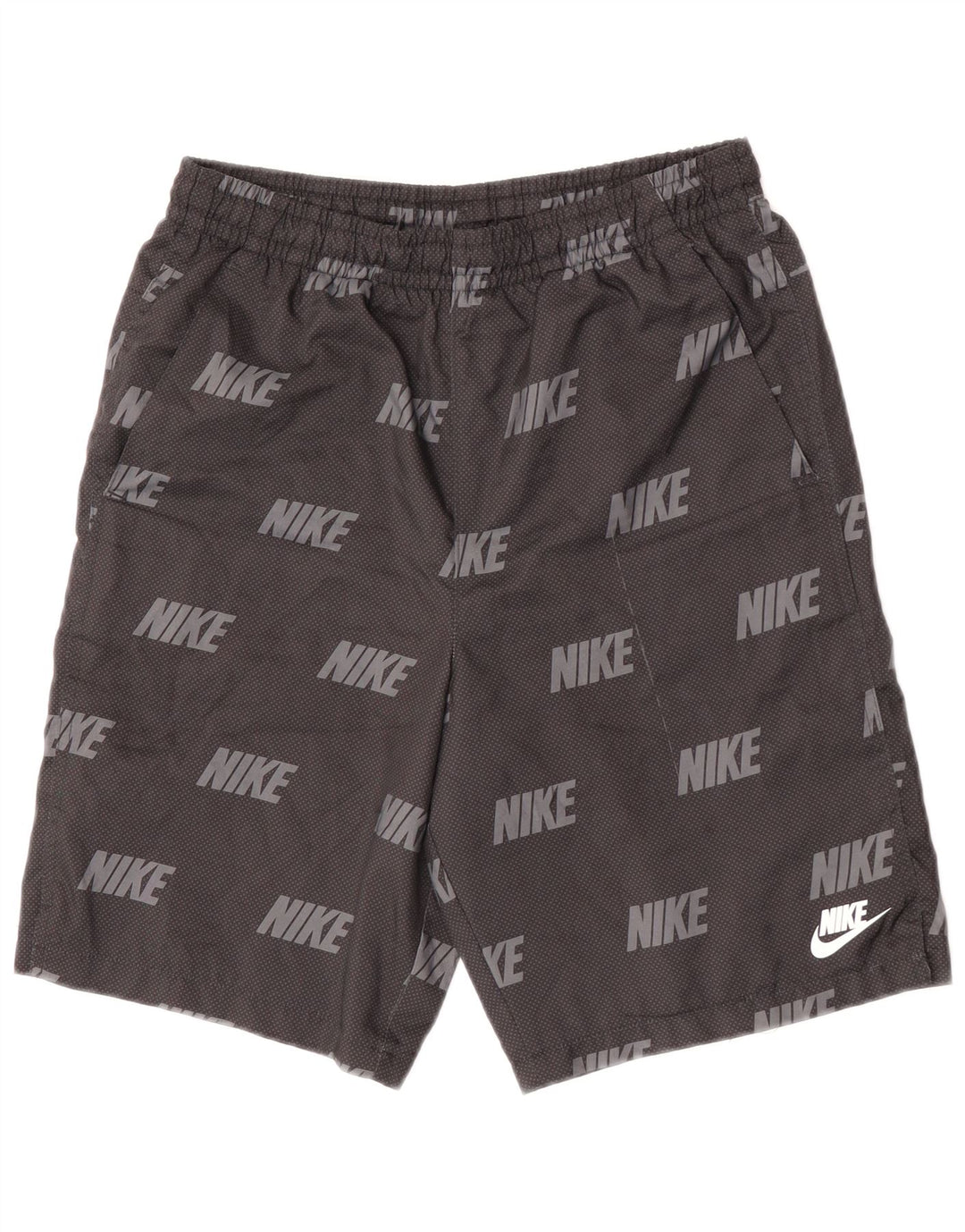 Pantaloncini sportivi con grafica NIKE da ragazzo 13-14 anni XL poliestere maculato grigio