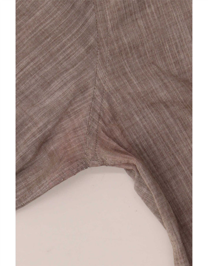 Camicia da uomo Lotto taglia 41/42 grande cotone chiazzato grigio