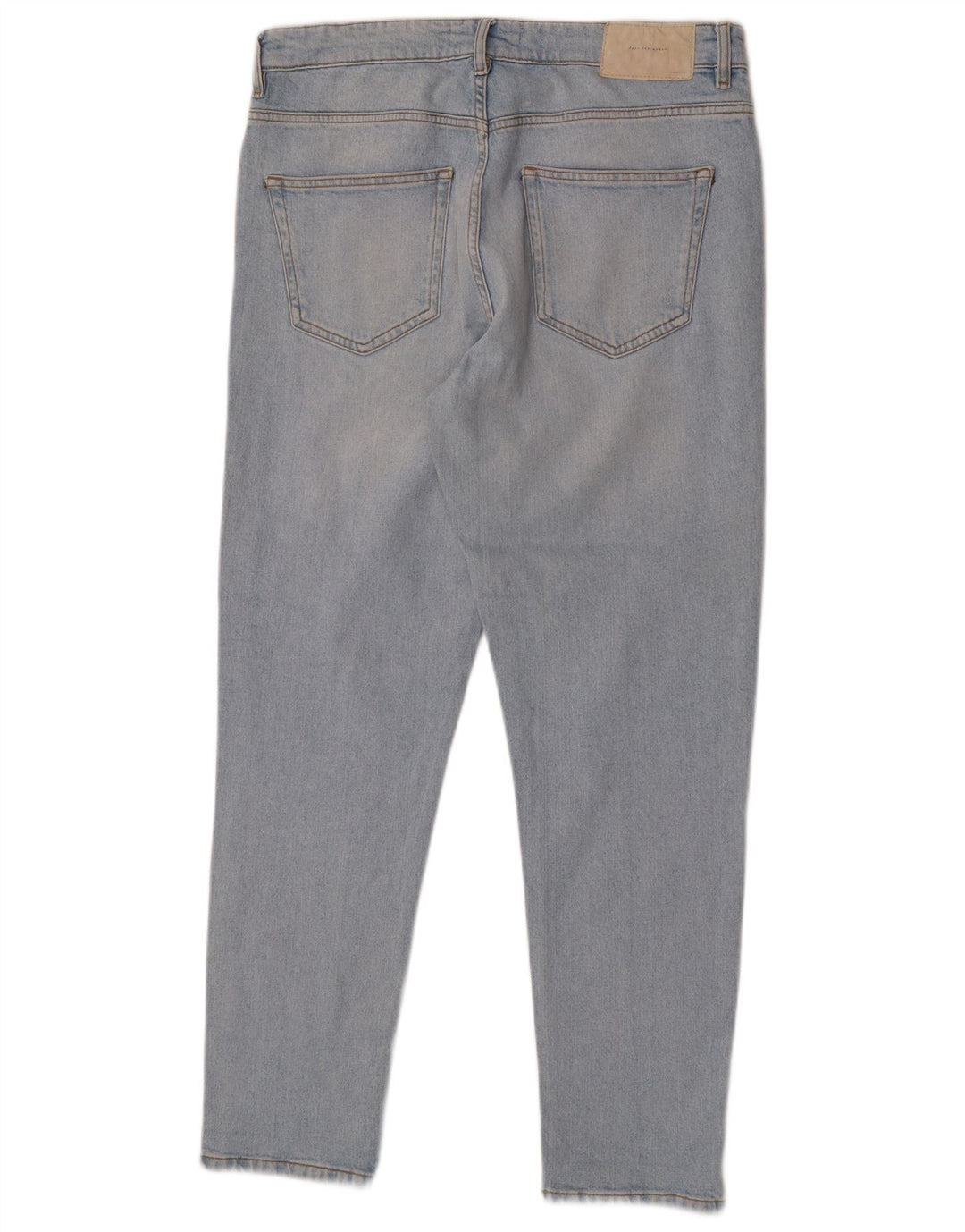 Jeans slim da uomo ZARA EU 42 Large W32 L30 Blu