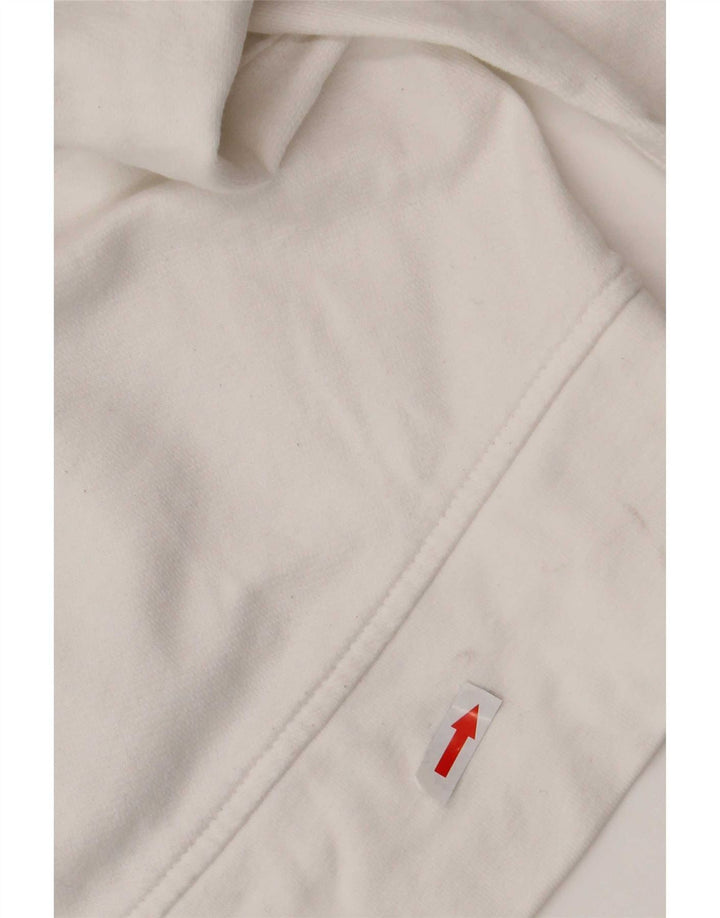 Levi's Mens Graphic Hoodie Jumper Medium White Cotton