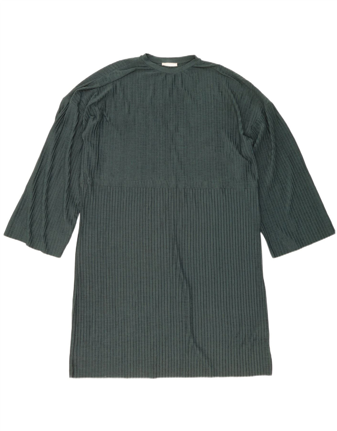 Abito a trapezio oversize a maniche lunghe Trafaluc da donna Zara UK 14 Verde medio