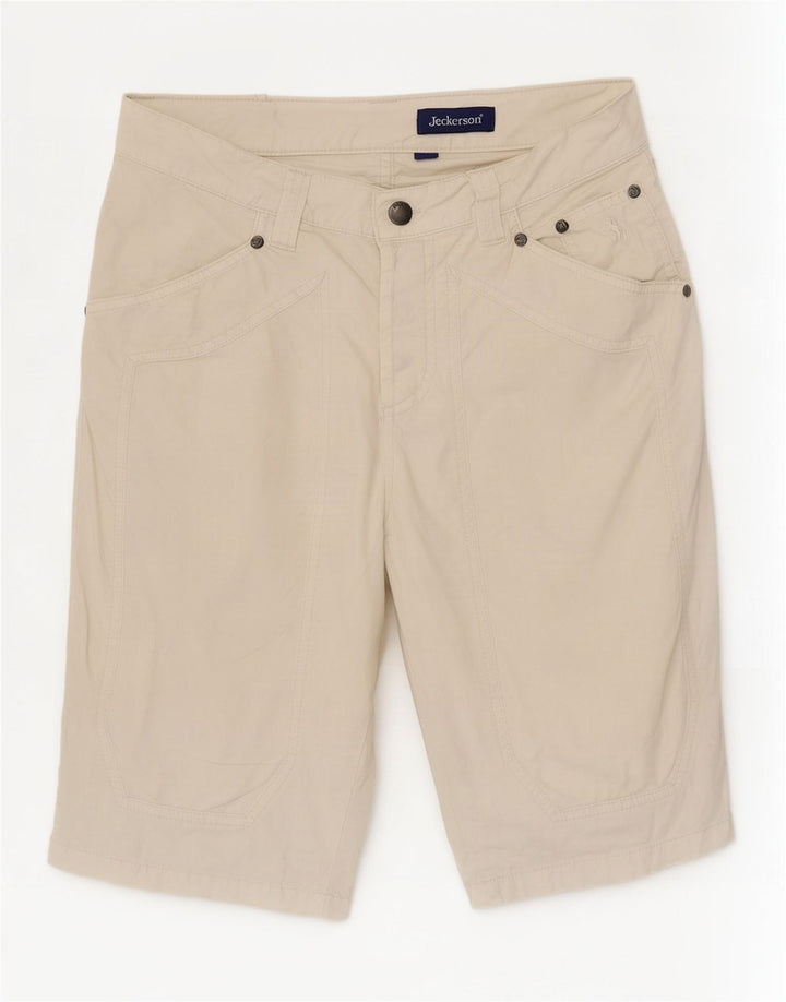 Pantaloncini casual da donna Jeckerson W30 cotone bianco medio