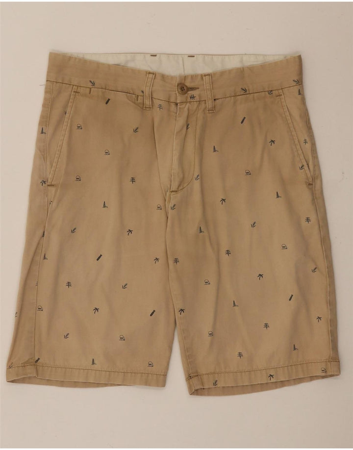 Pantaloncini chino da uomo con motivo astratto Carhartt W30 cotone beige medio