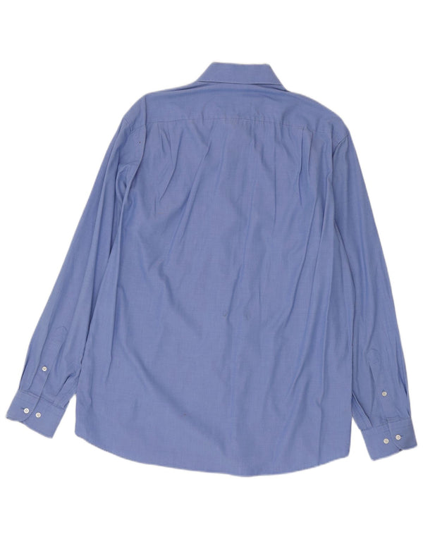 Camicia da uomo Hugo Boss taglia 39 15 1/2 cotone blu medio