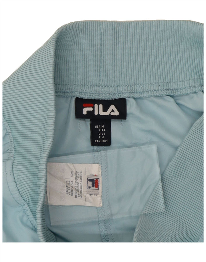 FILA Womens Tracksuit Trousers UK 12 Medium  Blue Polyester Vintage Fila and Second-Hand Fila from Messina Hembry 