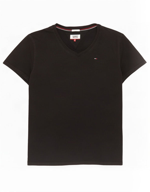 T-shirt da uomo con vestibilità regolare Tommy Hilfiger, colore nero medio