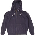 Felpa con cappuccio e zip Nike da uomo, piccola, in cotone blu navy