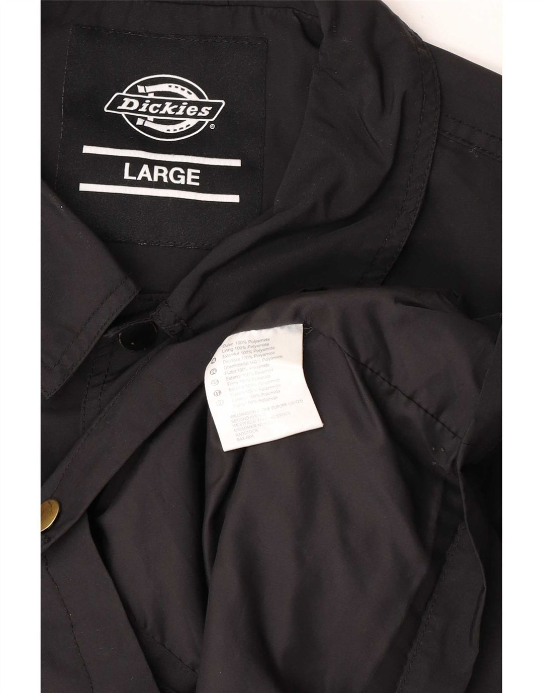 Giacca bomber da uomo Dickies UK 40 Large nera in poliammide