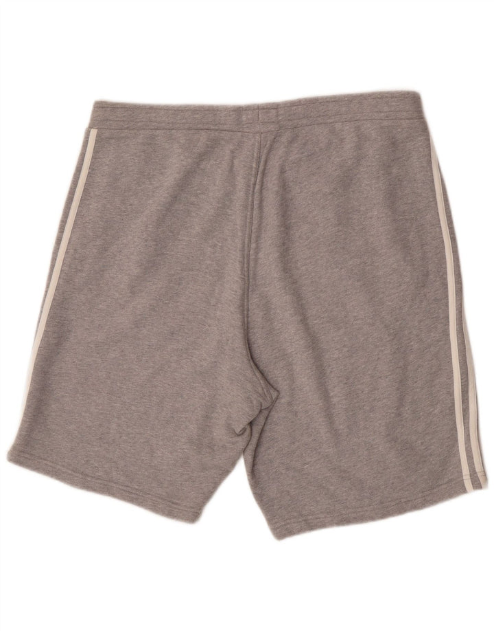 Pantaloncini sportivi da uomo Adidas XL in cotone grigio