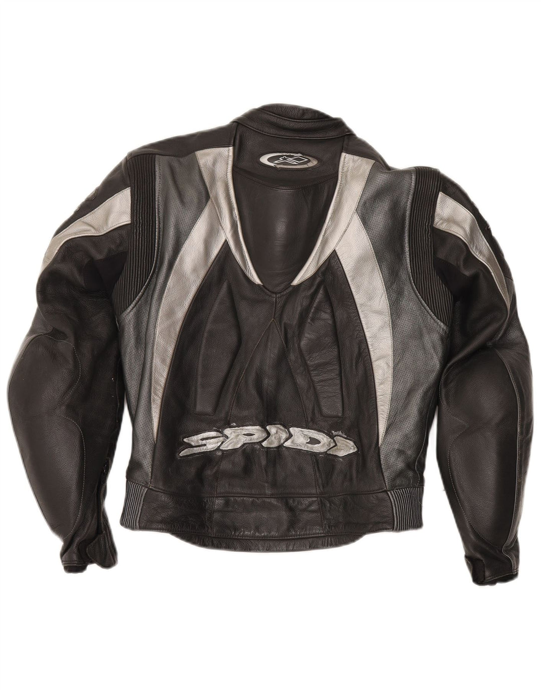 Set da 2 pezzi con grafica moto Spidi da uomo, taglia 48, media, in pelle nera