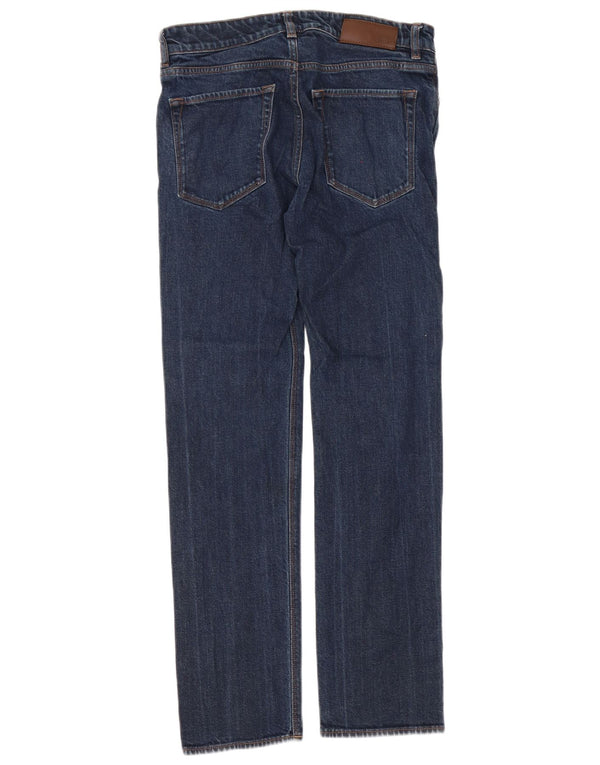 Jeans dritti da uomo Candiani Hugo Boss W30 L32 cotone blu navy