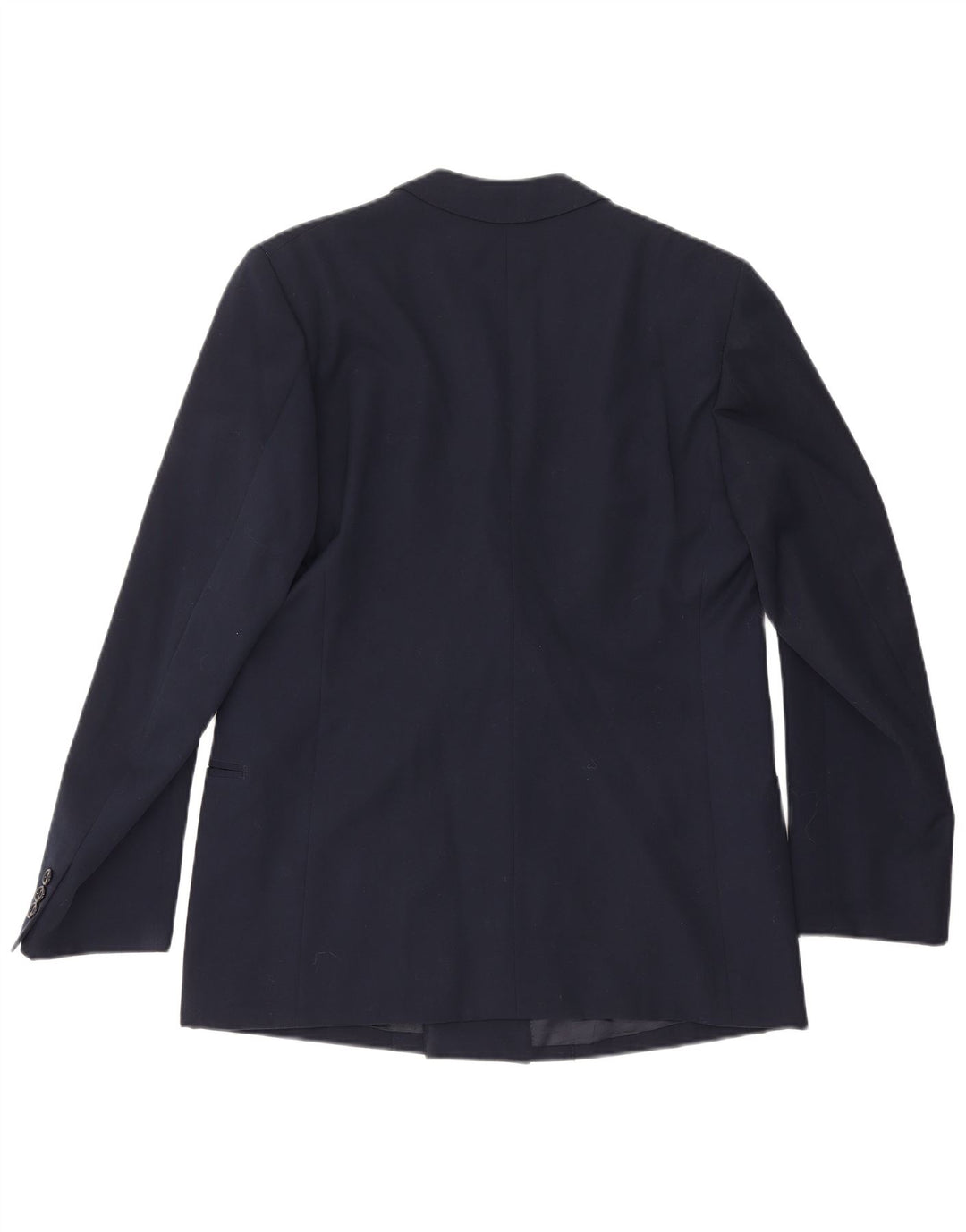 Giacca blazer doppiopetto vintage da uomo UK 36 piccola blu navy