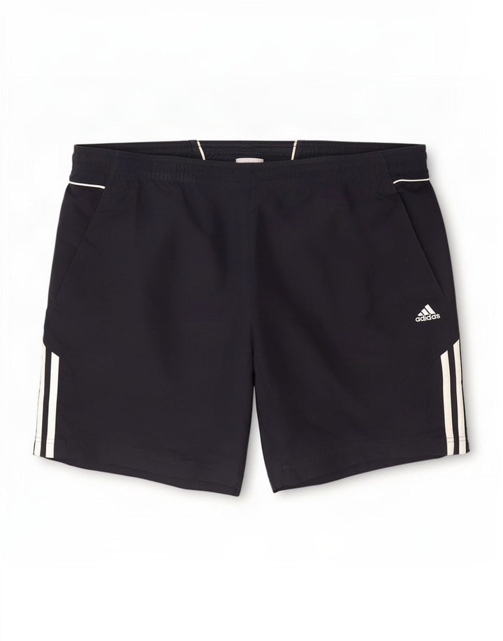 Pantaloncini sportivi Adidas Climacool da uomo medi in poliestere blu navy