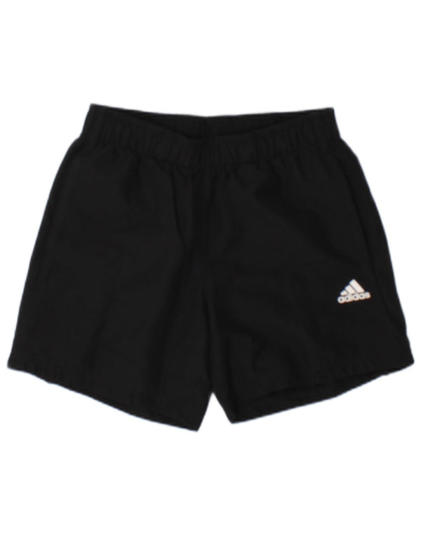 Pantaloncini sportivi Adidas Climalite da donna UK 10 piccoli poliestere nero