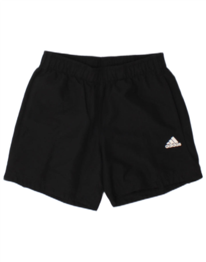 Pantaloncini sportivi Adidas Climalite da donna UK 10 piccoli poliestere nero
