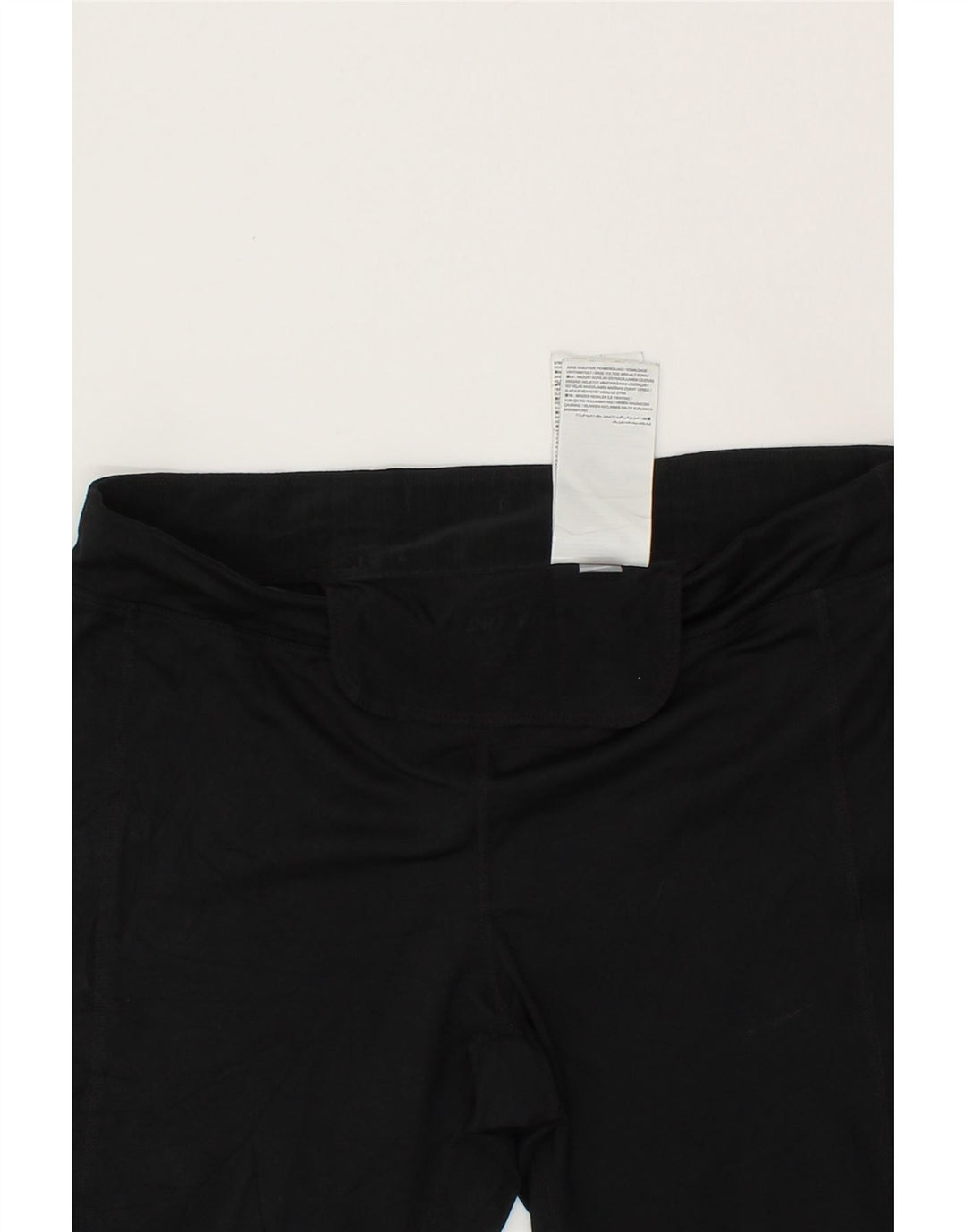 NIKE Womens Dri Fit Leggings UK 12 Medium  Black Polyester Vintage Nike and Second-Hand Nike from Messina Hembry 