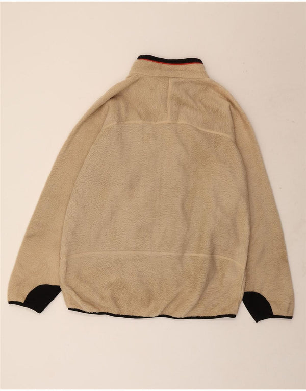 Giacca in pile da uomo Fila UK 40 Large Beige Poliestere