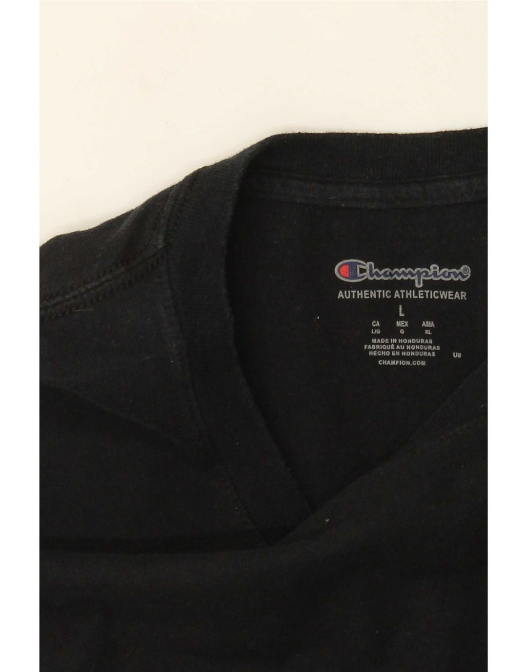 Maglia da uomo a maniche lunghe Champion Large nera