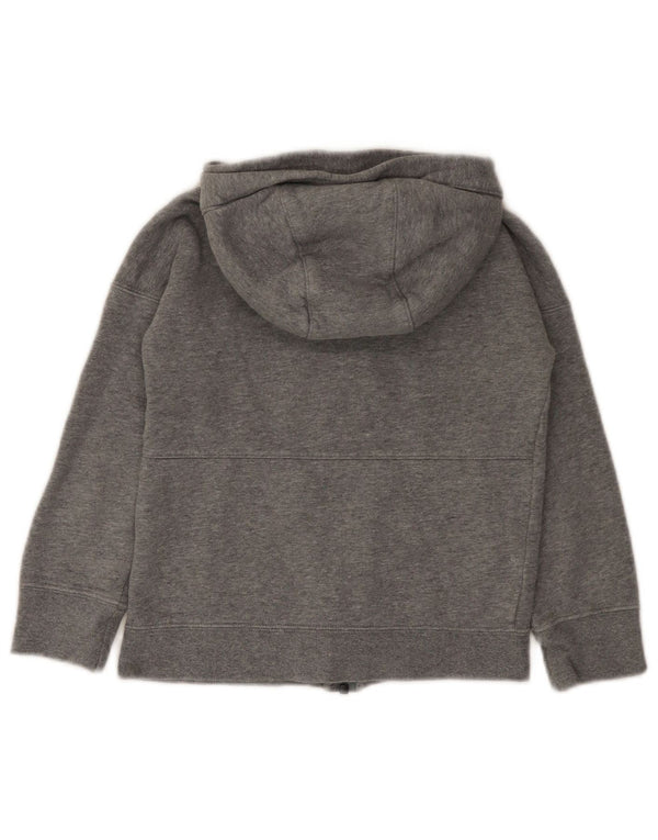 Felpa con cappuccio e zip NIKE per ragazze 6-7 anni XS in cotone grigio