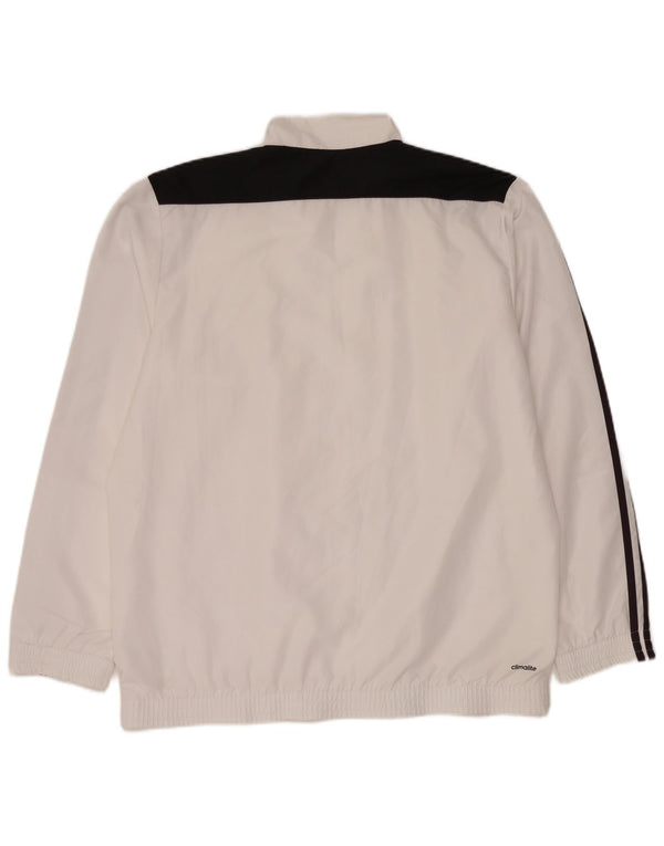 Adidas Giacca da uomo Climalite Top Jacket Large White Colourblock