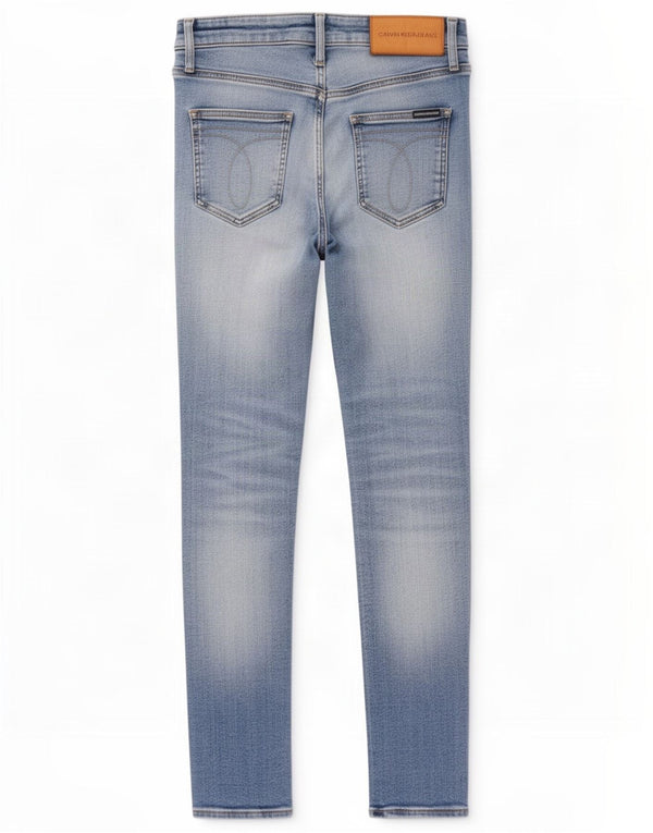 Jeans super skinny da donna Calvin Klein W28 L30 cotone blu