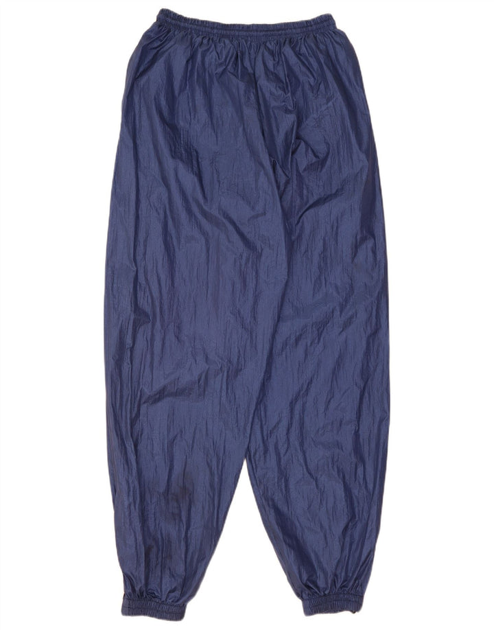 Pantaloni impermeabili vintage da uomo blu medio