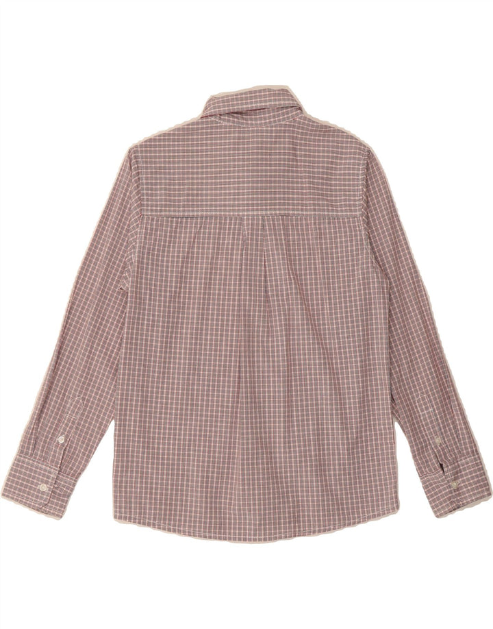BENETTON Boys Shirt 9-10 Years Pink Check Vintage Benetton and Second-Hand Benetton from Messina Hembry 
