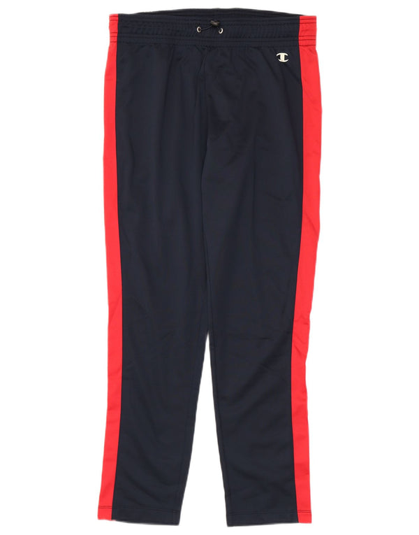 Pantaloni da tuta da uomo Champion Poliestere color block medio blu navy