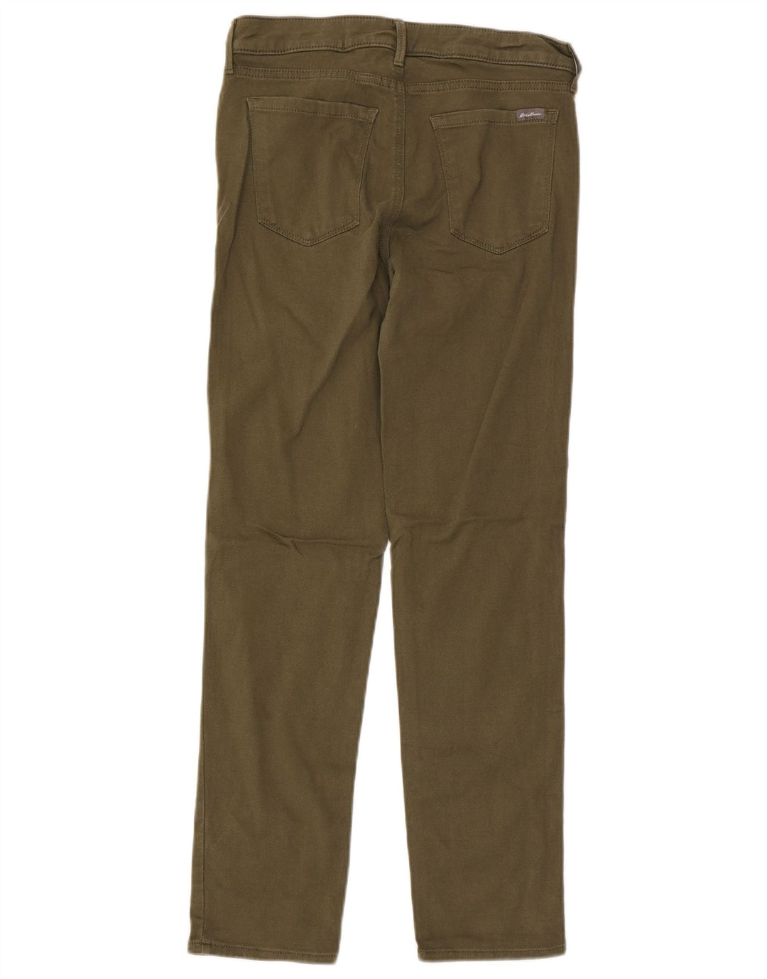 Pantaloni casual slim da donna Eddie Bauer US 8 Medium W28 L29 Khaki