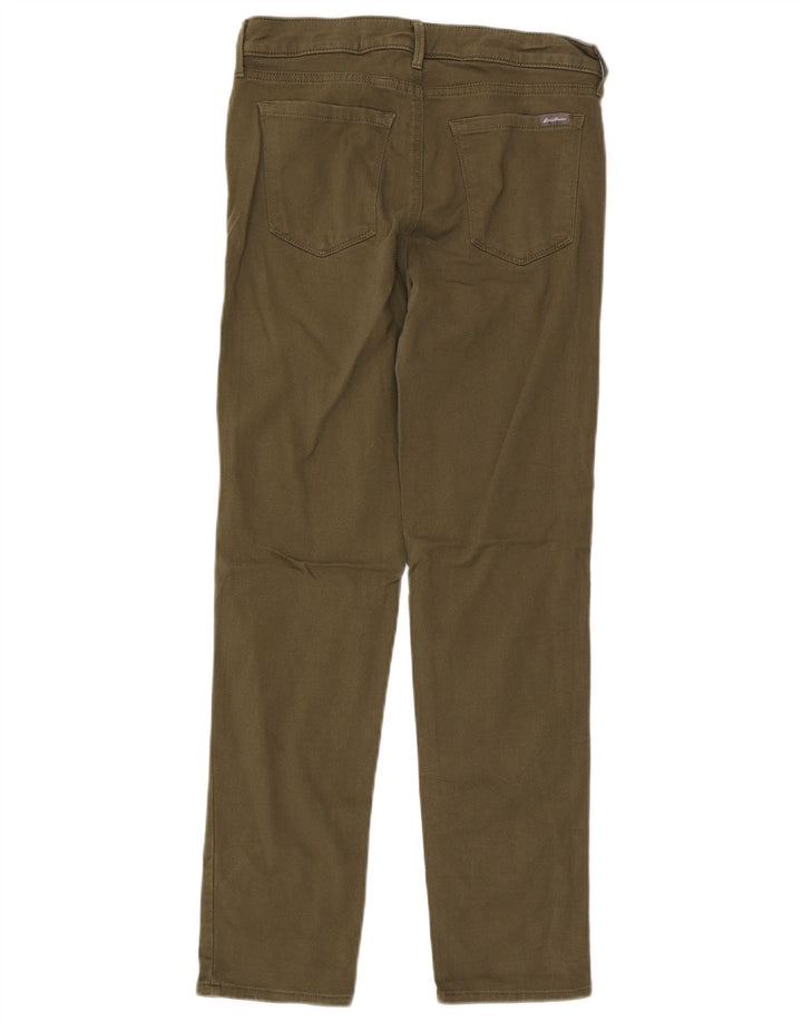 Pantaloni casual slim da donna Eddie Bauer US 8 Medium W28 L29 Khaki