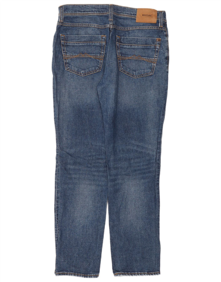 Mustang Jeans dritti da uomo W34 L30 in cotone blu