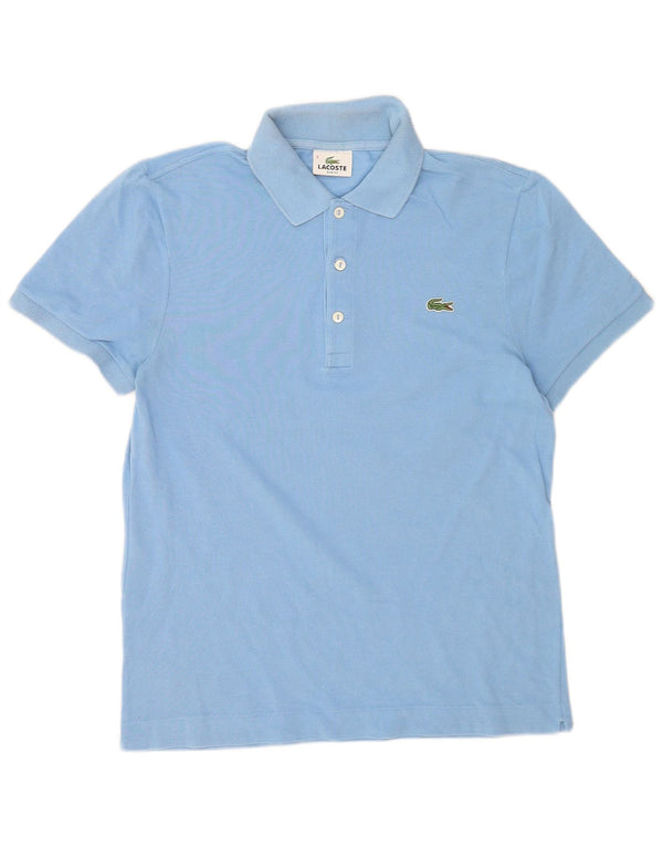 Polo da uomo slim fit Lacoste taglia 3 piccola in cotone blu