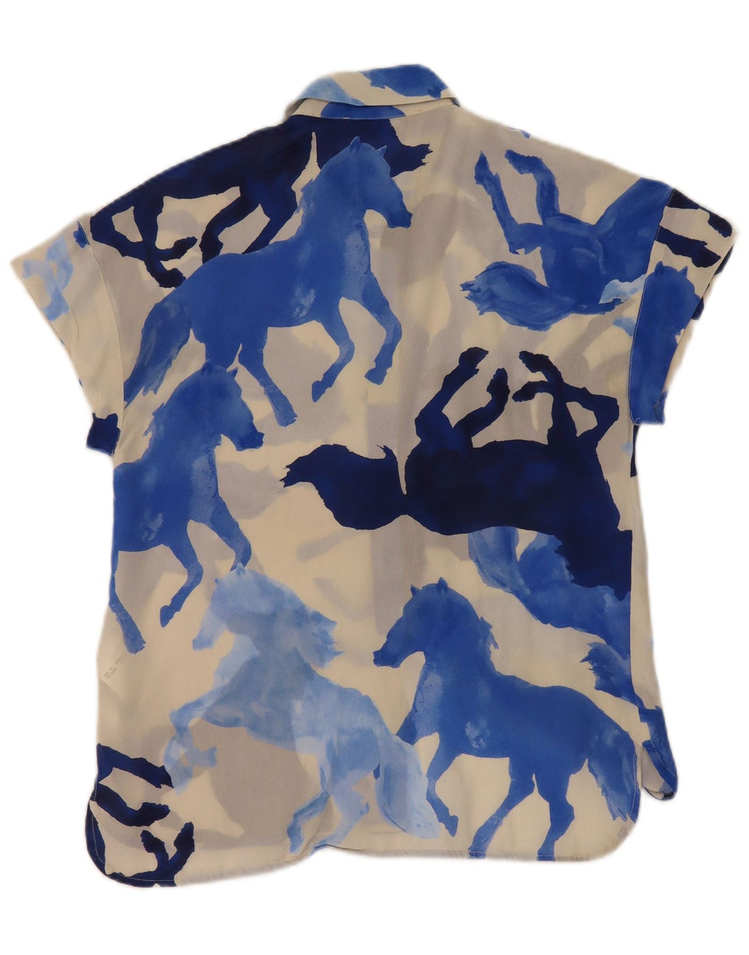 Camicia Blusa Donna Marella IT 42 Media Stampa Animalier Multicolore