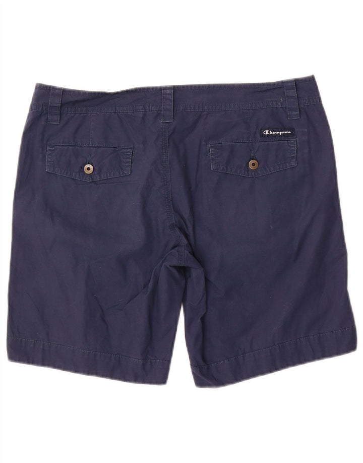 Pantaloncini chino a vita bassa da donna Champion medi W30 blu navy